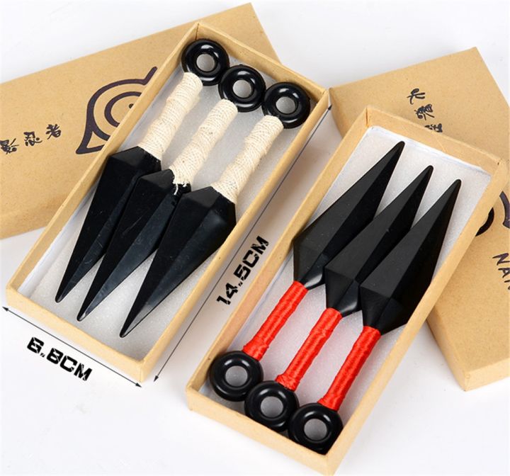 Anime Naruto Ninja Uzumaki Kunai Throwing Uzumaki Naruto Kunai Cosplay Props Plastic Action Figure Toys Action Figures
