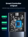 UGREEN M.2 NVMe SSD Enclosure, USB C 3.1 Gen 2 to M-Key M&B-Key NVMe NGFF PCIe 10Gbps External Enclosure Thunderbolt 3 Compatible with MacBook Pro, WD, Samsung, Toshiba, 2230/2242/2260/2280 NVMe PCIe SSD. 