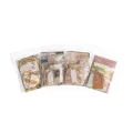 Panda Online 100PCS Memory Post Office Series Background Base Paper Basic Material Memo Pad Paper Literary Mail Card Journal Planner Diary Scrapbooking. 