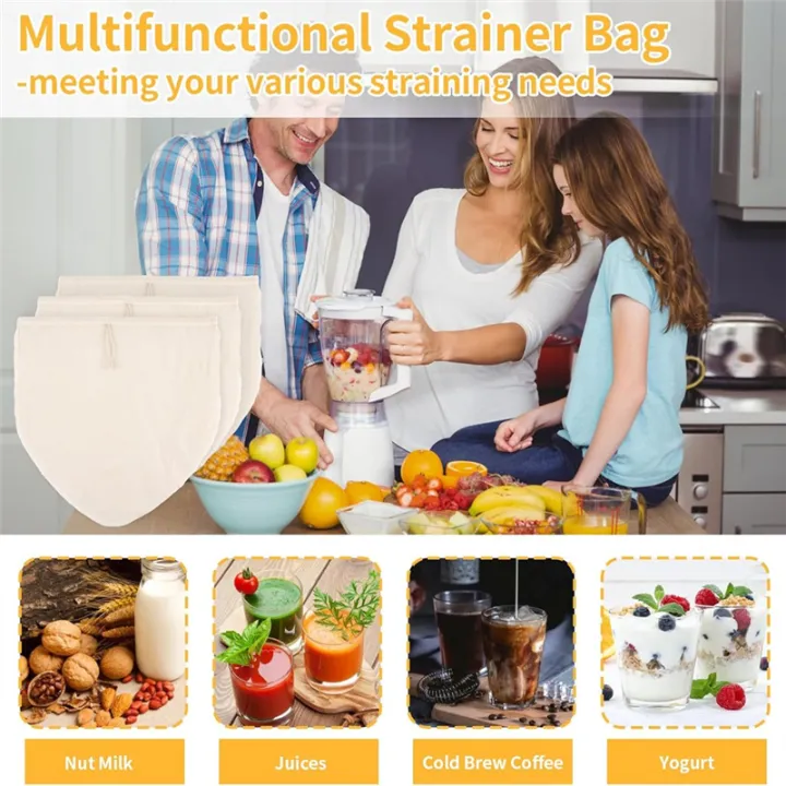 5%20Pcs%2012X12%20Inch%20Nut%20Milk%20Bag,%20Cotton%20Cheese%20Cloth%20Bag%20for%20Straining,%20Reusable%20Strainer%20Bag%20for%20Oat%20Milk,%20Cheese%20Making%20-%20Image%204