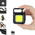 Jual RGAKSESORIS MINI COB KEYCHAIN Lampu Senter Led Portable Light Usb Rechargeable / LED EMERGENCY. 