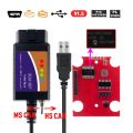 ELM327 USB FTDI with switch code Scanner FORscan ELMconfig HS CAN and MS CAN super mini elm327 obd2 v1.5  elm 327  - ELM327 FOR SCAN USB. 
