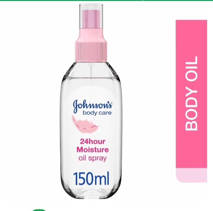 Johnson's Baby Body care Oil Spray 24 Hour Moisture 150ml Greece 🇬🇷