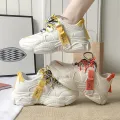 IELGY female old shoes spring and summer all-match breathable casual white shoes. 
