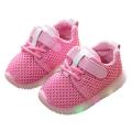 【ALLGOOD】 Multi-color LED Glowing Sports Casual Running Shoes Children Mesh Solid Shoes Kids Outdoor Sports Shoes Sneakers Fashion 1-6T. 