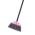 KIDS BROOM TRAINER WITH 70CM PLASTIC COATED METAL HANDLE - FEATHER BRAND. 