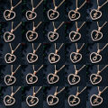 Wedding Necklace Extension Chain Name Initials Charm Necklace. 