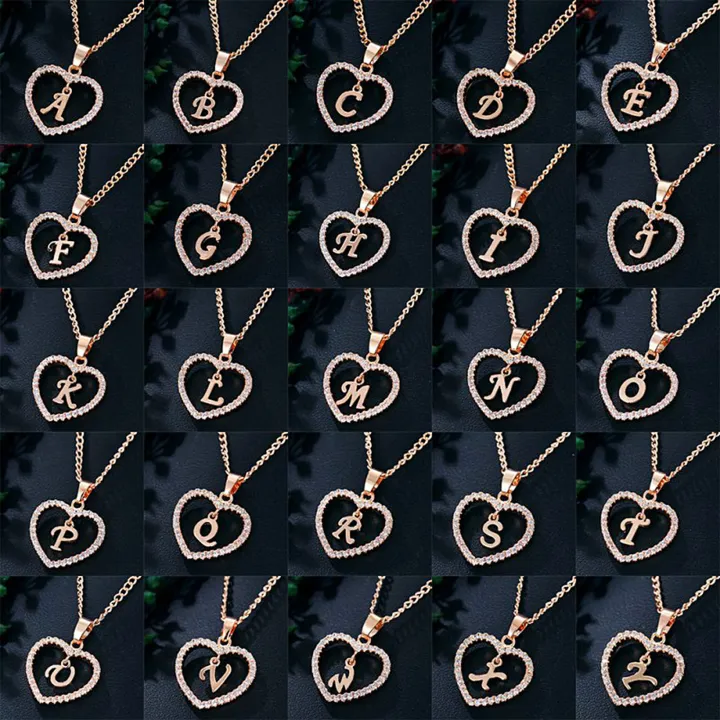 Wedding%20Necklace%20Extension%20Chain%20Name%20Initials%20Charm%20Necklace%20-%20Image%209