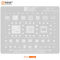 Amaoe Mi1-16 Bga Reballing Stencil For Redmi 9a K50 K40 K30 K20 Note 11 10 7 12 Pro Max 11 Cc9 8 Se Cpu Ram Power Ic Chip. 