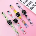 【Hengli jewelry story】Purple Electronic Watch Cartoon Fashion Children led Personalized Watch. 