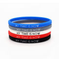 My Time Is Now Student Fashion Couple Silicone Bracelet sports wrist band Mzea. 