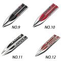 2pcs Sport VIP Turbo Metal Car Side Body Sticker Auto Rear Emblem Badge Decal. 