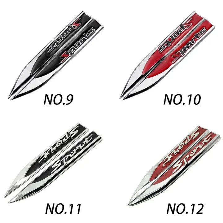 2pcs%20Sport%20VIP%20Turbo%20Metal%20Car%20Side%20Body%20Sticker%20Auto%20Rear%20Emblem%20Badge%20Decal%20-%20Image%204