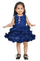 Regular Fit Silk Baby Farel Frocks Girls Sleveless Frock |Ffrck-P  (FROM INDIA) SAM. 