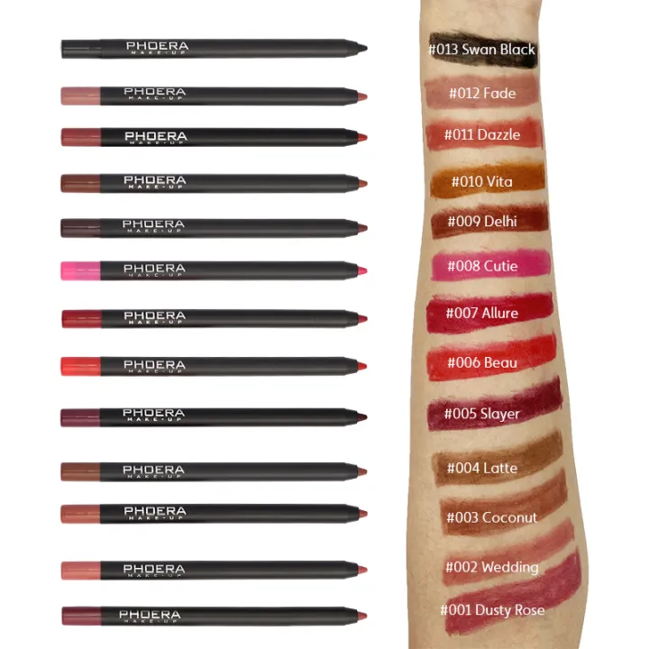 PHOERA%2013%20Colors%20Lipliner%20Pencil%20Lip%20Makeup%20Lipstick%20Pencils%20Waterproof%20Lipliner%20Lady%20Charming%20Lip%20Liner%20Cosmetics%20Maquiagem%20-%20Image%202