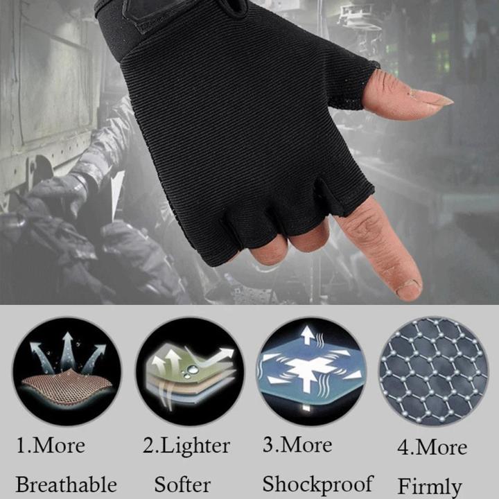 HOT%201Pair%20Fingerless%20Sports%20Gloves,%20Men%20Women%20Cycling%20Gloves,%20Anti-Slip%20Breathable%20Motorcycle%20Mountain%20Bike%20Gloves%20Workout%20Gloves%20-%20Image%205