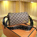 IELGY messenger bag women's french niche design light luxury temperament printed pillow bag. 