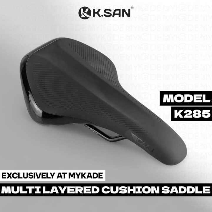 KSAN Bicycle Seat Saddle – Comfortable MTB Road Bike Cushion Seat ...