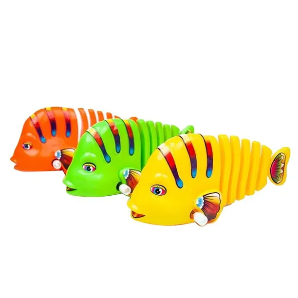 1Pcs Cute Cartoon Fish Wind Up Toys Running Clockwork Classic Spring Toy for Baby kids