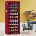 9 layer shoe rack New design with cover Shoe Cabinet. 