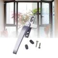 Window Handles, Right/Left Hand Aluminum Alloy Door Handle with Locks Handle Replacement, Casement Locking Handle for Door and Window , Left. 