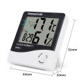 Digital LCD Thermometer Hygrometer Clock HTC-1 Indoor Room Temperature Humidity Meter Weather Station. 