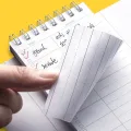 Portable Mini Spiral Notebook 80 Pages Multipurpose Pocket Notebook for School Stationery Students Languages Learning Word Book. 
