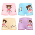 SMY 4 Pcs/Set Clearance Special Soft Cotton Kids Girls Underwear Pretty Petticoat Princess Pattern Girls Panties For 2-12 Years Old. 