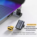 Usb C Magnetic Adapter 24 Pins Right Angle Usb C 90 Degree Adapter With Pd 100w Usb4 40gbps 8k 60hz Video For Thunderbolt 4. 