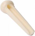 Acoustic Guitar ABS Plastic Bridge Pins, Ivory and Black With Black & White Dot Acoustic Electric Guitar String Pin Plastic String End Peg. 
