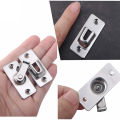 90 Degree Stainless Steel Door Latch Right Angle Sliding Bending Door Lock Latch Screw Locker Hardware Accessories XUANTING. 