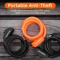 ROCKBROS Bicycle Lock 1.2m Portable Anti-theft Cycle Lock MTB Road Cycling Cable Lock Motorcycle Vehicle Electric Bicycle Accessories. 