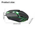 Viper M11 RGB Streamer Gaming Mouse with Horse Running Luminous Design - USB Wired for Computer and Laptop Gamers. 