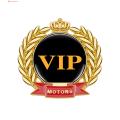 Car Rear Sticker Wear-resistant 3D VIP Rear Front Bumper Metal Badge. 