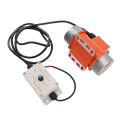 Concrete Vibrator Vibration Motor with Speed Controller DC 24V Brushless IP65 Aluminum Alloy Electric Concrete Vibrating Motor 70W. 