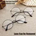 Mari design clear design round sunglasses for men and women nerd eye wear. 