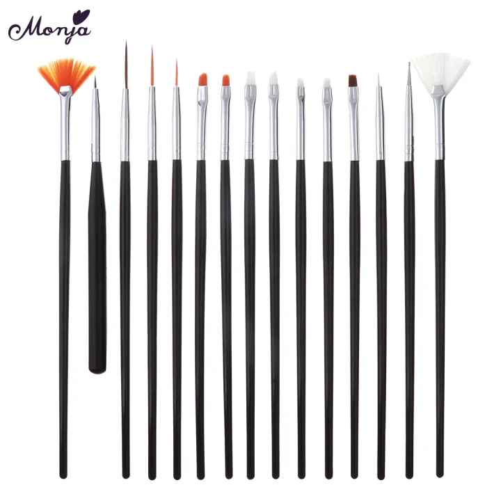 Monja%2064Pcs/Set%20Nail%20Set%20Nail%20Art%20Painting%20Brush%20Kit%205%20Pcs%20Rhinetstone%20Dotting%20Picking%20Pen%20Nail%20Foil%20Tape%20Sticker%20Diy%20Manicure%20Tool%20-%20Image%208