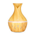 Aroma Diffuser 300ML Aromatherapy Essential Oil Diffuser Air Humidifier Purifier Vase Shape Mist Maker with LED Lights for Home & Office. 