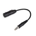 Tactical U94 PTT WADSN Earphone Militry Civil Headphone Wiring Transform Adapter Full Series Headset And PTT Airsoft Accessory. 