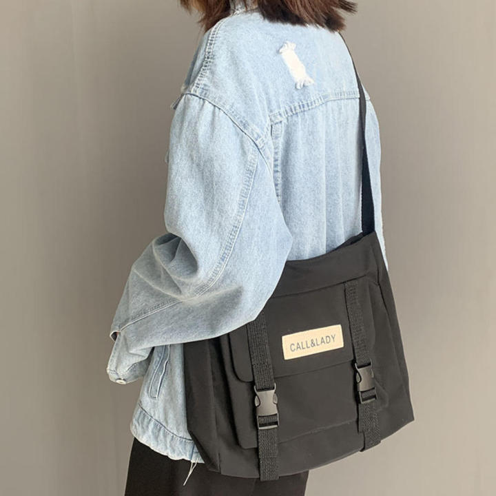 Teen%20Crossbody%20Satchel%20Bag%20Tool%20Bag%20Casual%20Bags%20Single%20Back%20Bag%20Crossbody%20Nylon%20Waterproof%20Messenger%20Bag%20-%20Image%204