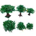 Big Boulevard Build Bricks Tree Sets Construction MOC Blocks Plant Natural City Street View Park Jungle Christmas Toys Kids. 