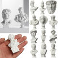 Famous Sculpture Greek Mythology Plaster Statue Gypsum Bust Portraits Mini Resin Plaster Human Head Statue Art Ornaments. 