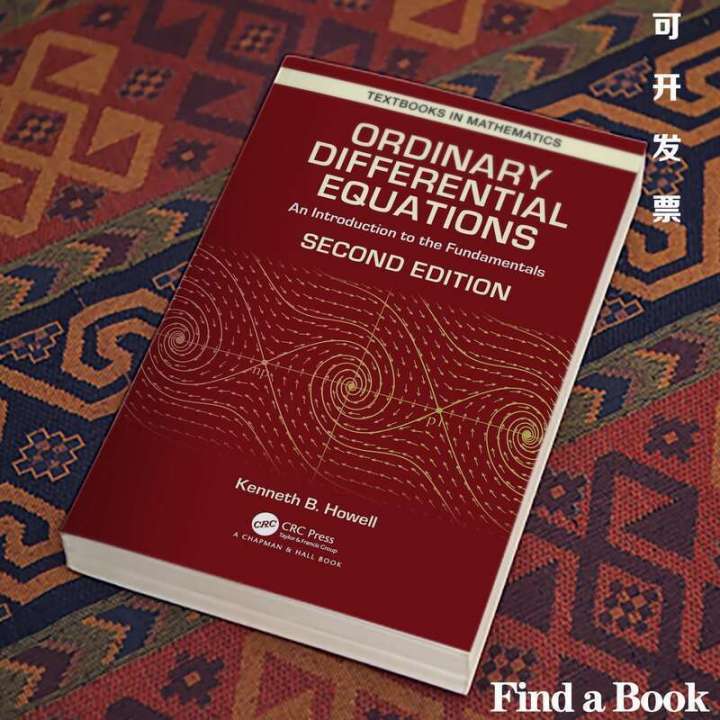 Ordinary Differential Equations An Introduction To The Fundamentals Nd ...