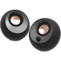 Creative Pebble V3 Minimalistic 2.0 USB-C Desktop Speakers with USB Audio, Clear Dialog Enhancement, Bluetooth 5.0, 8W RMS with 16W Peak Power,  Creative Speaker Creative subwoofer Bluetooth speaker. 
