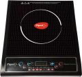 Pigeon Rapido Premium and Smart Electric 1800 Watts Induction Stove, Cooktop with Feather Touch, Eight Preset Menu and Automatic Shut Off (Black). 