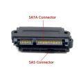 MANFANY SATA Hard Disk Disk Drive Male to Female SAS Motherboard 7+15 Pin SATA Converter Adapter Cable SAS to SATA Adapter Raid Plug Adapter SATA Converter Adapter. 