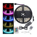 LED Strip Lights, 5 Metre RGB Colour Changing Lighting Strip with Remote and Control Box, Multi-Coloured Mood Lights. 