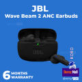 JBL Wave Beam 2 ANC Earbuds , Pure bass , 4 Mics , Multipoint connection. 