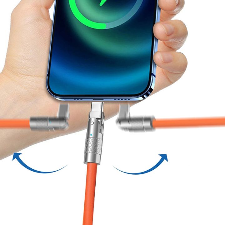 120W%206A%20Super%20Charge%20Cable%20TypeC%20Quick%20Charge%20Liquid%20Silicone%20Data%20Cable%20Type%20C%20Interface%20180%C2%B0%20Rotatable%20Cord%20for%20Samsung%20iPhone%20-%20Image%205