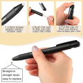 Retractable Eraser and Refill Mechanical 3.8mm Pen Style Art Eraser for Artists Drawing, Students Teachers B. 
